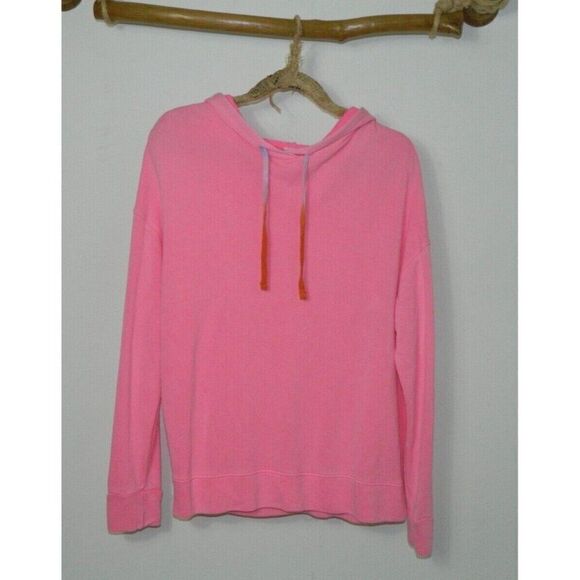 SUNDRY Hoodie Pink Sweatshirt Size Small (1) Pullover Tie Dye Drawstring Hoodie - Picture 6 of 8